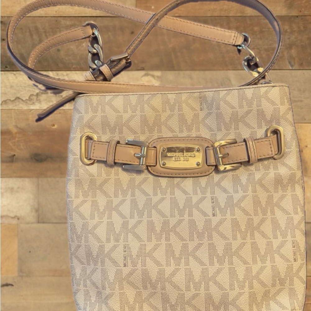 Michael Kors Beige Crossbody Bag